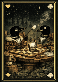 Checkers Night card back